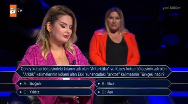 'Arktos' kelimesinin Türkçesi nedir, ne demek? Kim Milyoner Olmak İster 26 Ağustos Sorusu Cevabı Nedir? Kim Milyoner Olmak İster 100 Bin TL'lik soru!