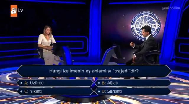 (Hangi kelimenin eş anlamlısı 'trajedi' dir?) Kim Milyoner Olmak İster 9 Eylül Sorusu Cevabı Nedir? Kim Milyoner Olmak İster 50 Bin TL'lik soru!