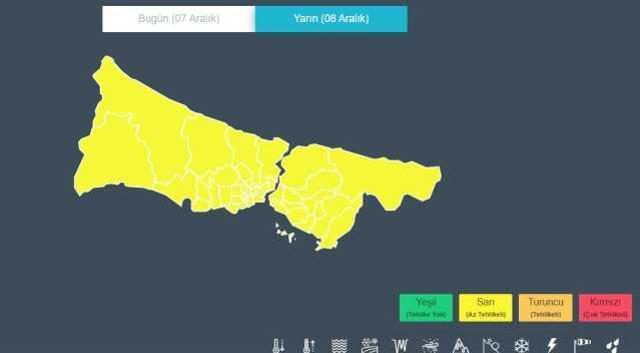 İstanbul Valiliği saat vererek uyardı: Gece saatlerinden itibaren kuvvetli sağanak yağış etkili olacak
