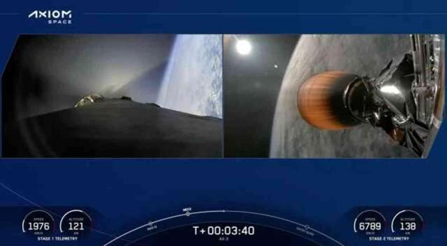 İlk Türk Astronot Alper Gezeravcı'nın uzaya fırlatıldığı anlar