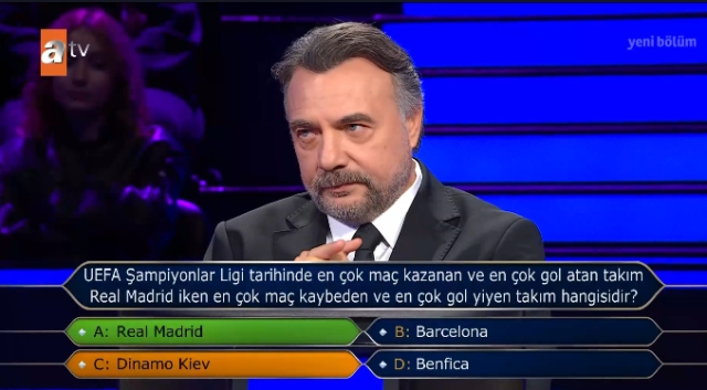 UEFA Şampiyonlar Ligi tarihinde en çok maç kazanan ve en çok gol atan takım Real Madrid iken en çok maç kaybeden ve en çok gol yiyen takım hangisidir?