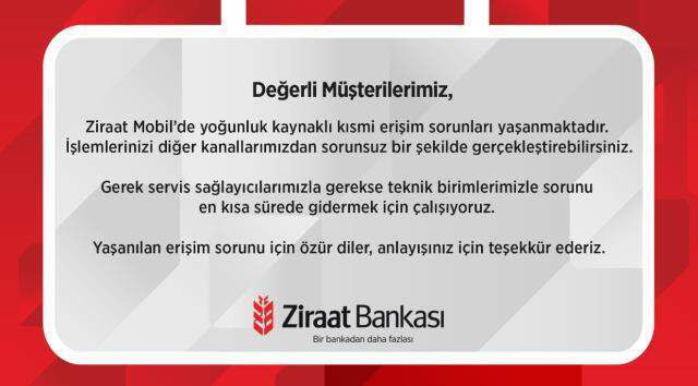 Ziraat Bankası ATM çalışıyor mu? 16 Temmuz Ziraat ATM açık mı, para çekimi ve para gönderme var mı?