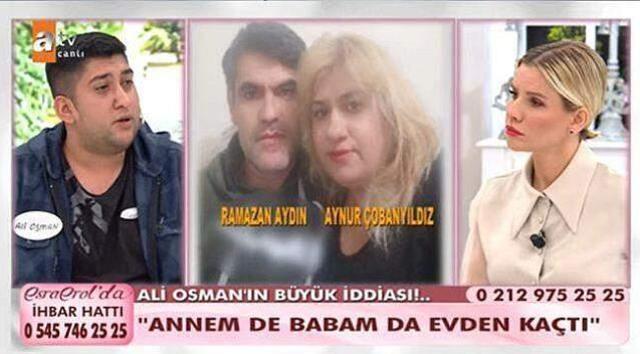 Genç adamın anlattıkları Esra Erol'un programında damga vurdu: Annem Ramazan'la kaçtı, babam da Ramazan'ın karısını aldı