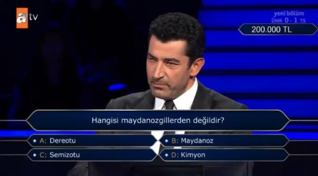 (Hangisi maydanozgillerden değildir?) Kim Milyoner Olmak İster 2 Eylül Soru Cevabı Nedir? Kim Milyoner Olmak İster 200 Bin TL'lik soru!