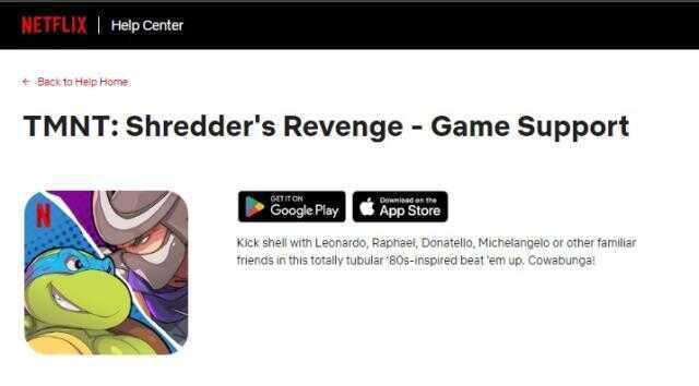 Teenage Mutant Ninja Turtles oyunu Netflix Games'e eklendi