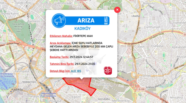 İstanbul İSKİ su kesintisi! 29-30 Kasım Kadıköy, Çekmeköy, Esenyurt su kesintisi listesi! Sular ne zaman gelecek?