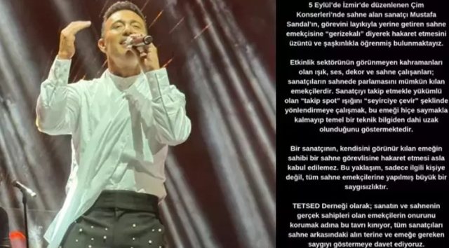 Mustafa Sandal Konserinde Ekran Gösterimine Tepki: Reji Çalışanı Hakkında Sert Sözler