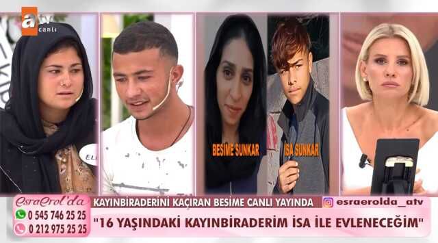 Esra Erol'da ağızları açık bırakan olay! Eşi ölen kadın, 17 yaşındaki kayınbiraderiyle kaçtı: Kocam olacak