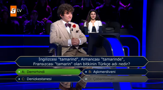 İngilizcesi 'tamarind', Almancası 'tamarinde', Fransızcası 'tamarin' olan bitkinin Türkçe adı nedir?