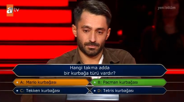 Mario kurbağası, Pacman kurbağası, Tekken kurbağası, Tetris kurbağası var mı?