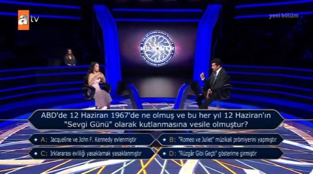 (ABD'de 12 Haziran 1967'de ne olmuş...) Kim Milyoner Olmak İster 3 Ağustos Sorusu Cevabı Nedir? Kim Milyoner Olmak İster 50 Bin TL'lik soru!