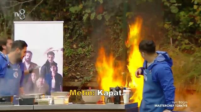 MasterChef Türkiye'nin çekiminde yangın çıktı! Yarışmacılar, alevlerin arasında kaldı