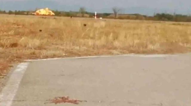 Bulgaristan'da askeri hava gösterisi öncesi savaş uçağı düştü: 2 yanarak hayatını kaybetti