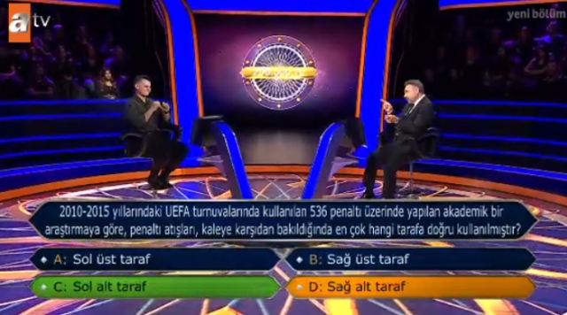 Penaltı atışları en çok hangi tarafa doğru atılmıştır?