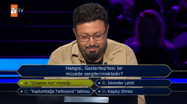 Hangisi, Gaziantep'teki bir müzede sergilenmektedir?