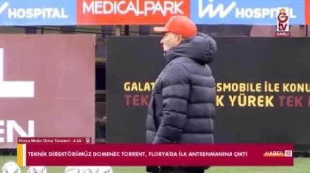 Başkan'la el sıkıştı, hemen eşofmanları giydi! Galatasaray'ın yeni hocası işbaşı yaptı