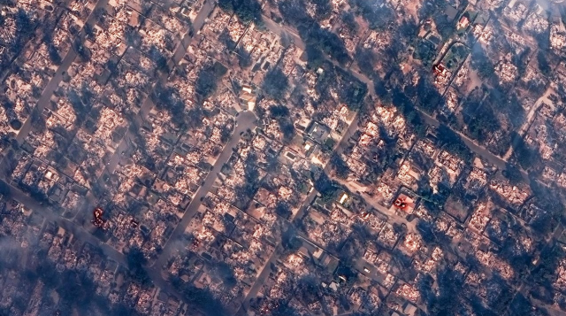 ABD yangın uydu görüntüsü! Los Angeles'taki yangından öncesi ve sonrası görüntüler…