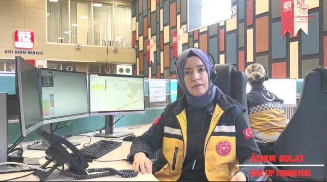 Acil tıp teknisyeni telefonda hayat kurtardı, o anlar çağrı merkezinin kayıtlarına yansıdı