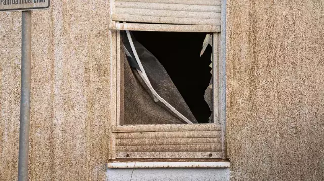 80 yıllık bomba kenti savaş alanına çevirdi