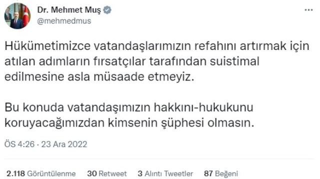 Son Dakika: Ticaret Bakanlığı, asgari ücret zammı sonrası haksız fiyat artışı yapan işletmelere karşı denetim başlattı