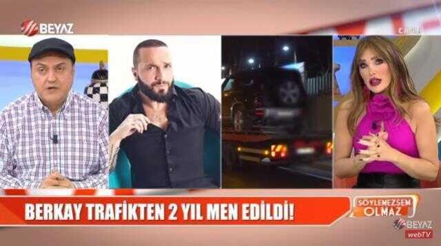 Alkollüyken polis çevirmesine takılan Berkay Şahin, 2 yıl trafikten men edildi