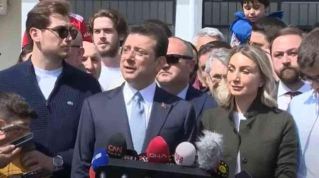 İmamoğlu: Oğlum Semih ilk kez oy kullanıyor, sanırım kime oy vereceği konusunda düşünceliydi biraz