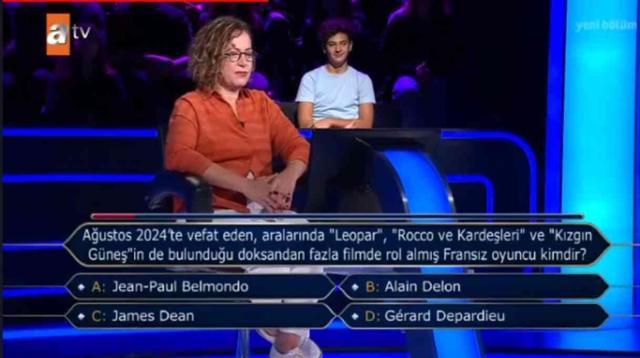 'Leopar', Rocco ve Kareşleri' ve 'Kızgın Güneş'in de bulunduğu doksandan fazla filmde rol almış Fransız oyuncu kimdir? Kim Milyoner Olmak İster 27 Eyl