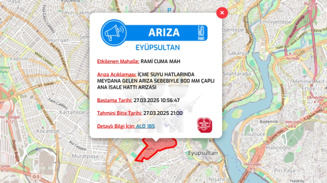 İstanbul İSKİ su kesintisi! 27-28 Mart İstanbul'da su kesintisi ne zaman bitecek, sular ne zaman gelecek?