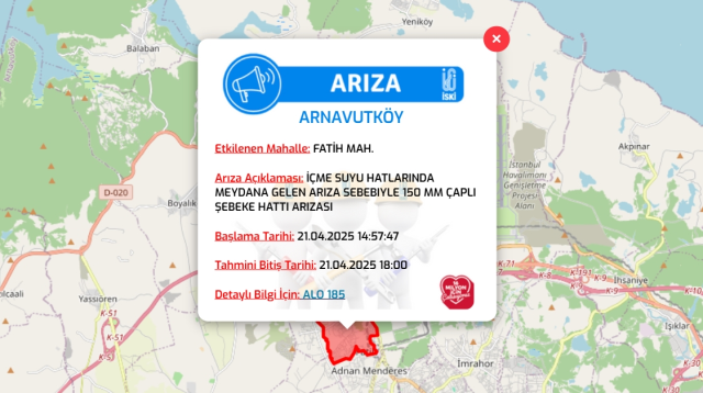 İstanbul İSKİ su kesintisi! 21-22 Nisan İstanbul'da su kesintisi ne zaman bitecek, sular ne zaman gelecek?