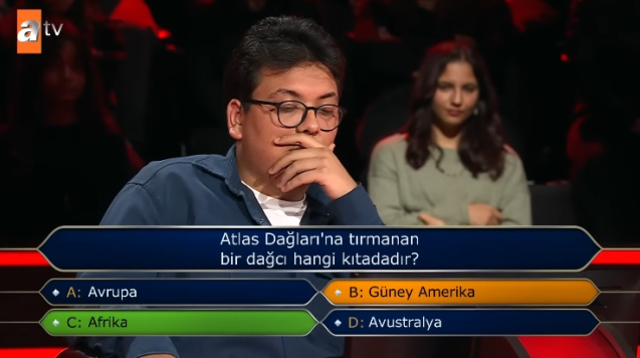 Atlas Dağları'na tırmanan bir dağcı hangi kıtadadır?