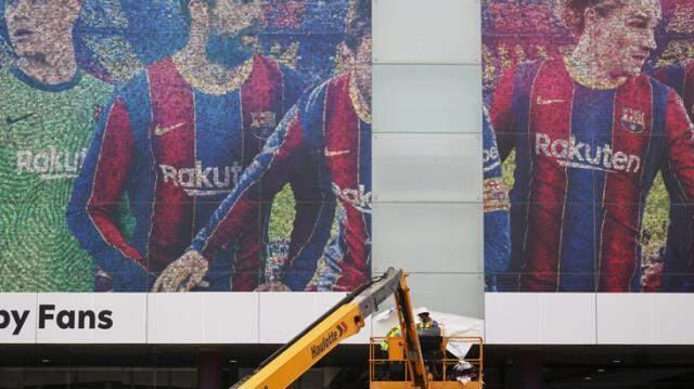 Messi çok çabuk unutuldu! Barcelona kulübü, Arjantinli yıldızın stattaki fotoğrafını sildirdi