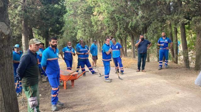 Üsküdar Belediye Başkanı Türkmen'den Validebağ Korusu'yla ilgili açıklama: Çalışma, yolun doğal toprakla düzenlenmesidir