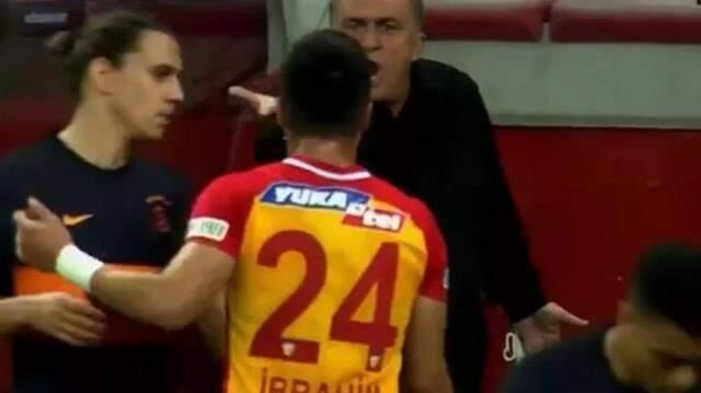 Fatih Terim'den Kayserili futbolcuya olay sözler: Hayırdır, sen kimsin?
