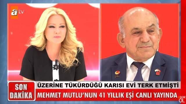 Suratına tükürdüğü 41 yıllık eşi evi terk eden adam, canlı yayında şiir okuyarak af diledi