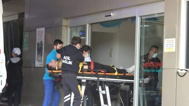 Konuşma talebi sevdiği kız tarafındna reddedilen genç, marketin içinde kendini vurdu