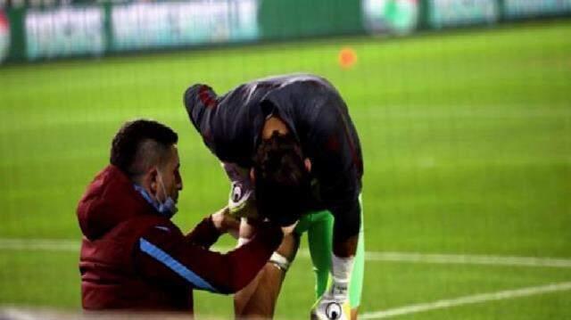 Kalecisiz kalan Trabzonspor, Muhammet Taha'yı motosikletle maça yetiştirdi