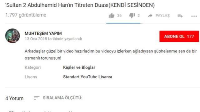 2. Abdülhamid'in ''Hakkımı Helal Etmiyorum'' adlı bir ses kaydı olduğu iddiası
