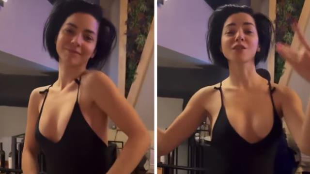 Merve Boluğur kendini müziğe kaptırdı! Dansıyla olay oldu