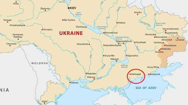 Rus ordusu Melitopol'ün kontrolünü ele geçirdi