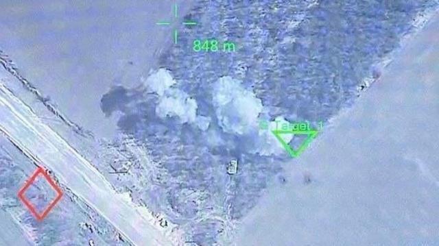 Ukrayna ordusu tarafından takibe alınan Rus askeri arkadaşlarının yanında gidince imha edildi