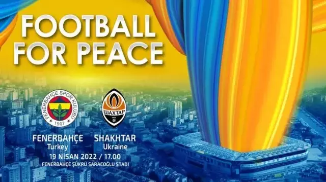 Fenerbahçe, savaş mağduru çocuklar için Ukrayna ekibi Shakhtar'la maç yapacağını açıkladı