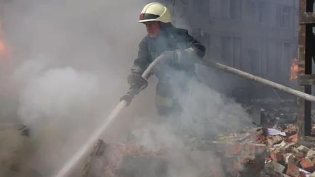 Rusya kruvazörün intikamını almak için Kiev'i hedef aldı! Sirenler çaldı, halk paniklere sığınaklara indi