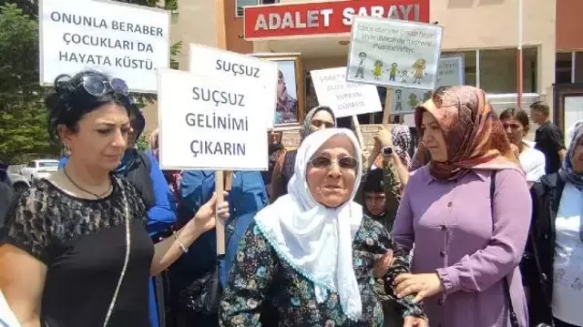 Şiddet uygulayan kocasını öldüren Fatma tahliye edildi, kayınvalidesi sevinçten ağladı