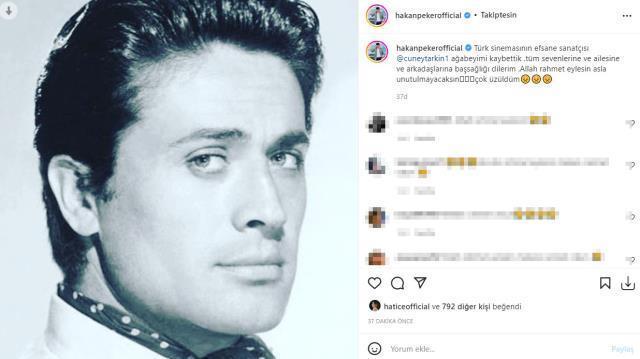 Cüneyt Arkın'ın ölümü sanat dünyasını yasa boğdu! Ünlülerden peş peşe paylaşımlar geldi