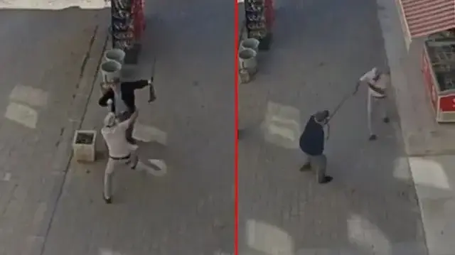 Yaşlı adam, tartıştığı akrabasının dükkanını kurşunladı