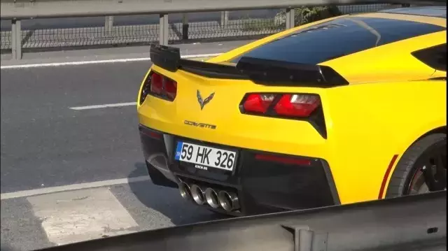 İstanbul'da 7 milyon liralık ultra lüks otomobil yolda kaldı