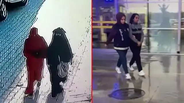 Çarşaf giyip 130 gram altın ve 900 dolar çaldılar