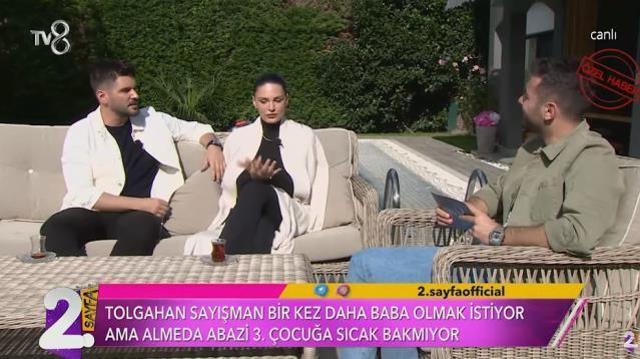 Harcamalardan rahatsız olan Tolgahan Sayışman, kamera karşısında eşiyle tartıştı