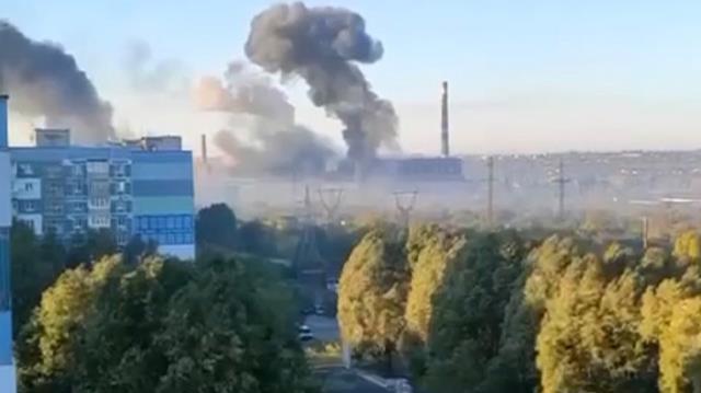 Kiev güne patlamalarla uyandı! Rusya bu kez enerji tesisi vurdu