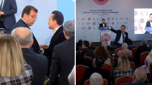 Linçten zor kurtulmuş! İşte İBB tesis açılışında Şadi Yazıcı'ya yapılan saldırının en net görüntüleri